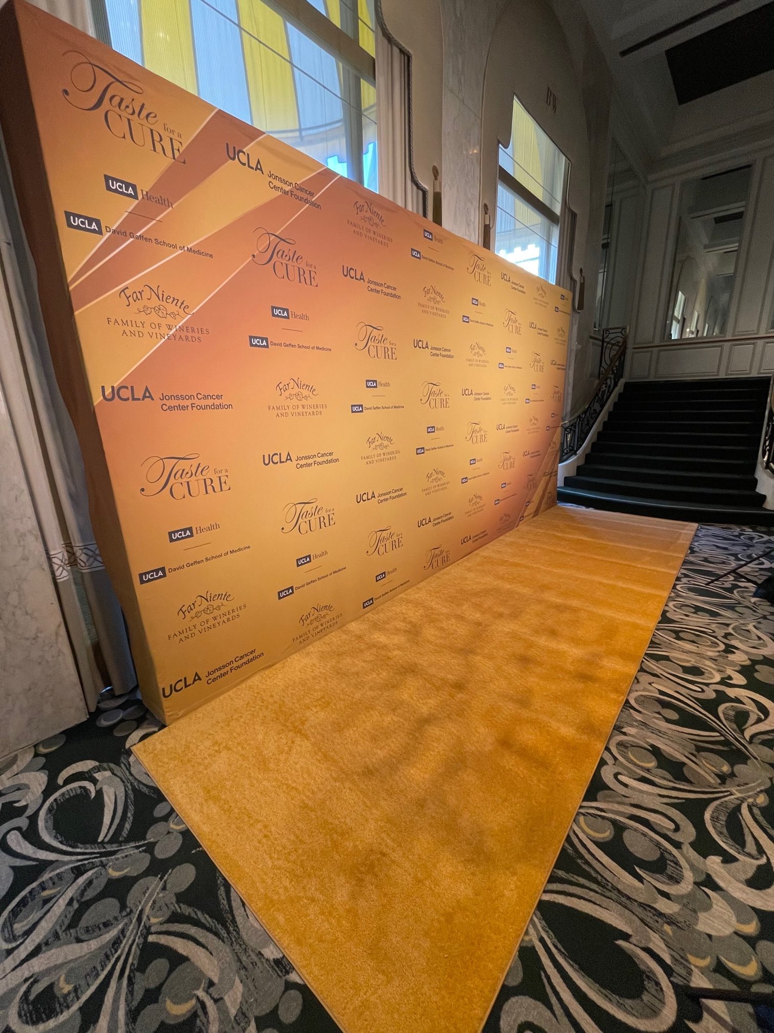 Large format Step and Repeat