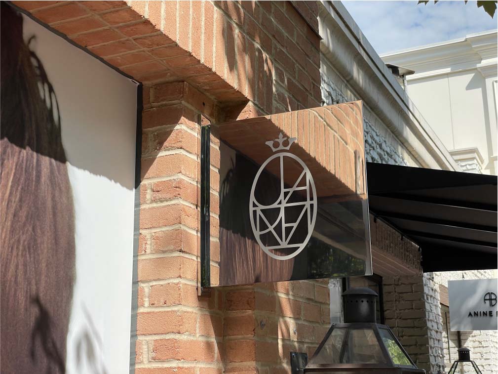 Stainless Steel projecting sign