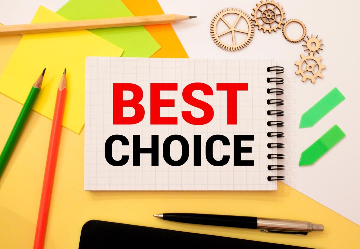 Person organizing business documents and notes