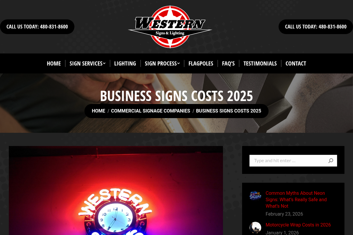 Permit documents and sign installation equipment