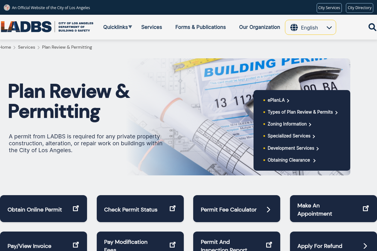 Los Angeles sign permit application form online